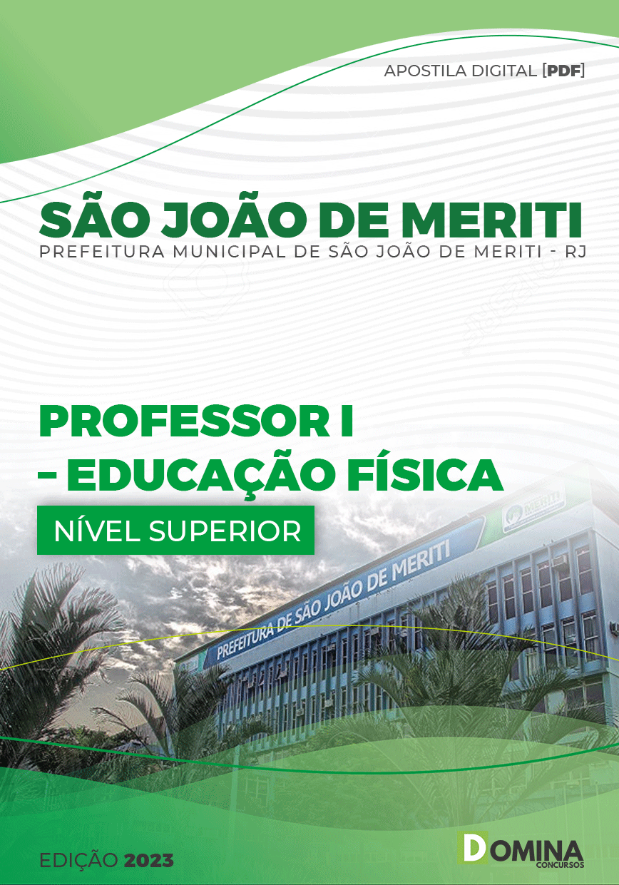 Apostila Pref São João Meriti RJ 2023 Professor Educação Física