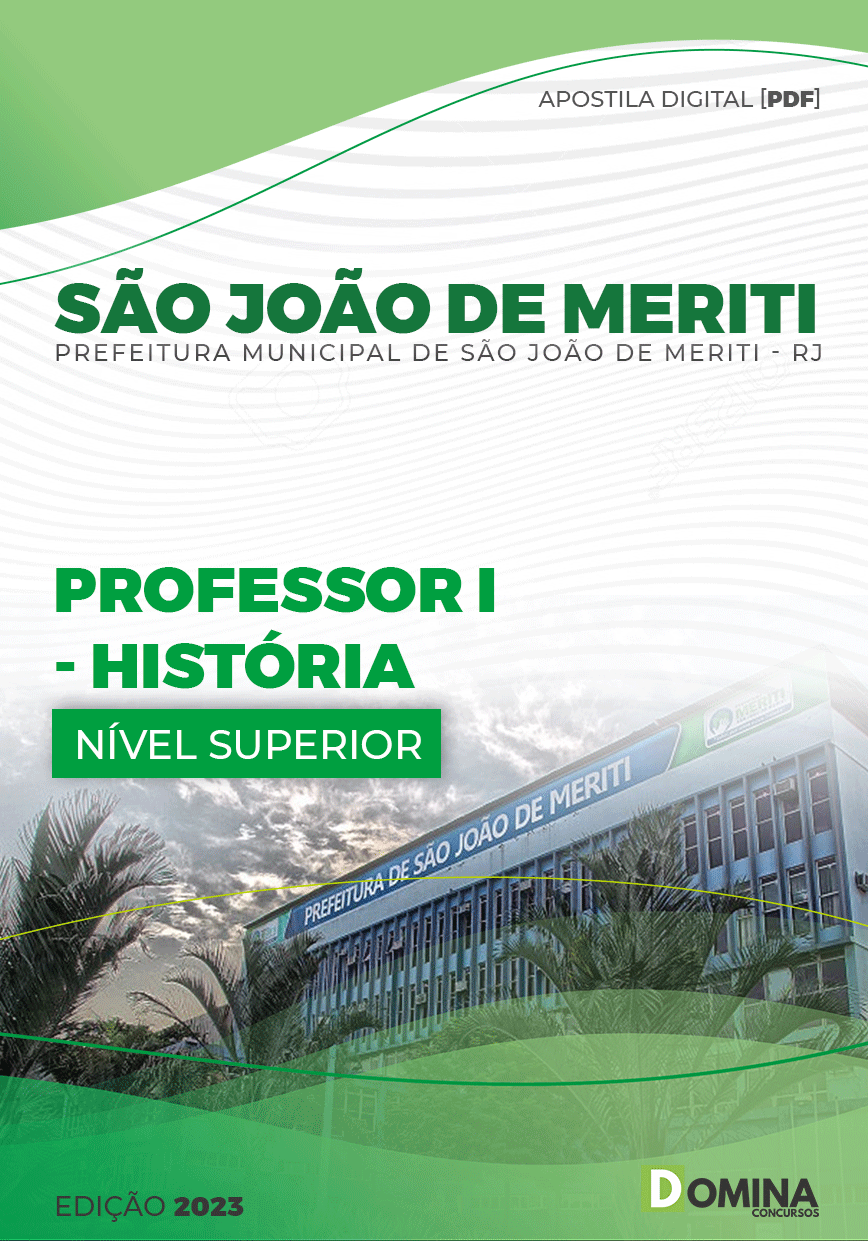 Apostila Pref São João Meriti RJ 2023 Professor I História