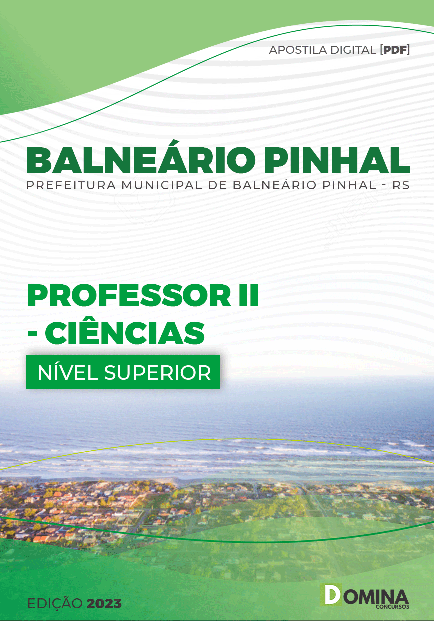 Apostila Pref Balneário Pinhal RS 2023 Professor II Ciências