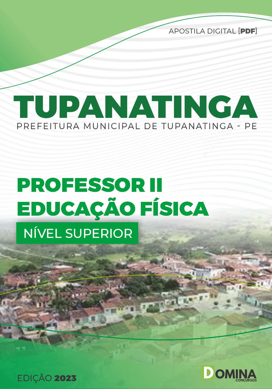 Apostila Pref Tupanatinga PE 2023 Professor II Educação Física