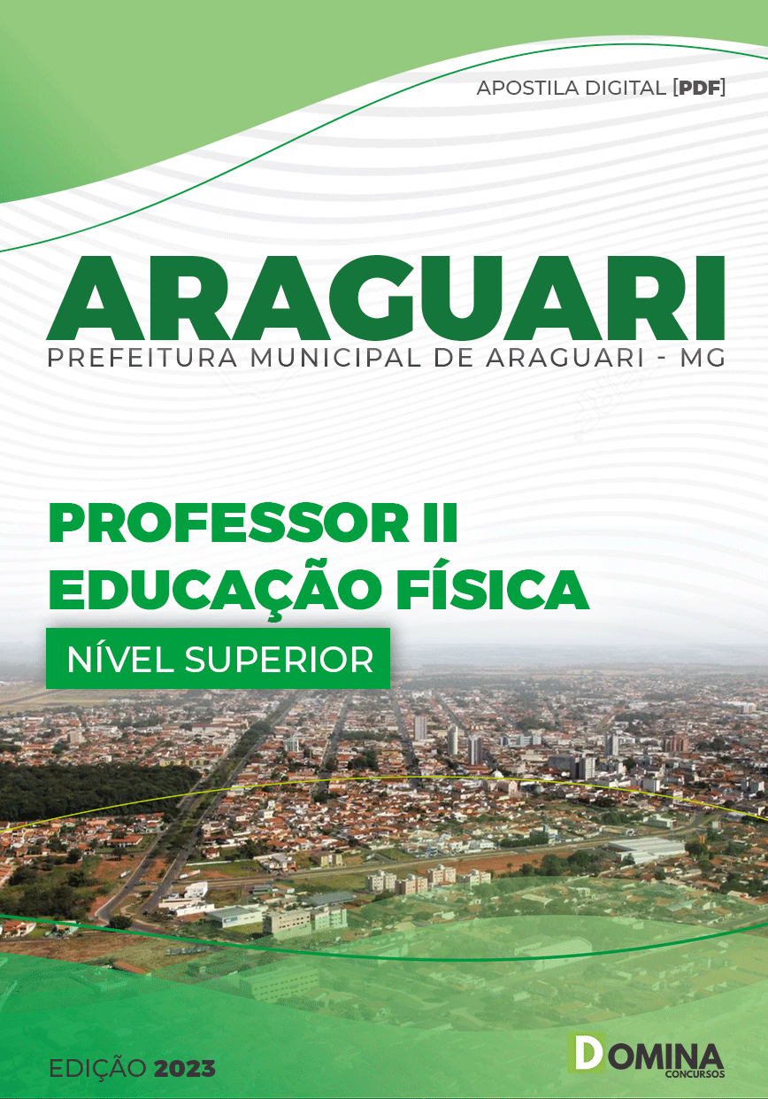 Apostila Pref Araguari MG 2023 Professor II Educação Física