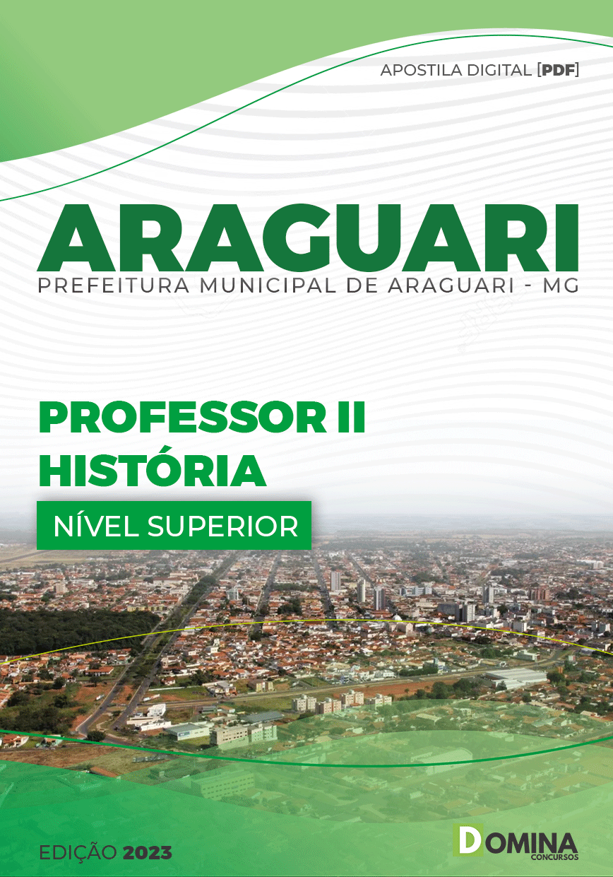 Apostila Digital Pref Araguari MG 2023 Professor II História