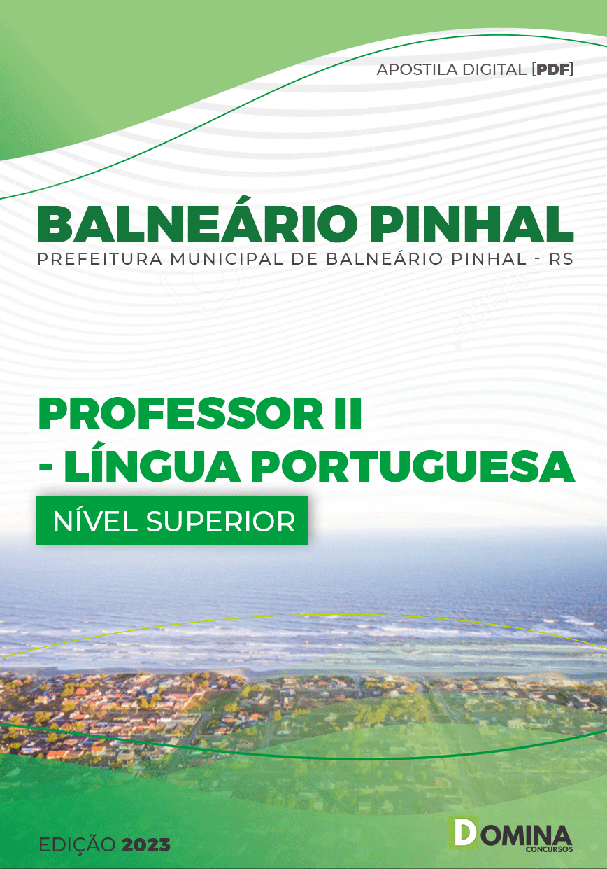 Apostila Pref Balneário Pinhal RS 2023 Professor II Língua Portuguesa