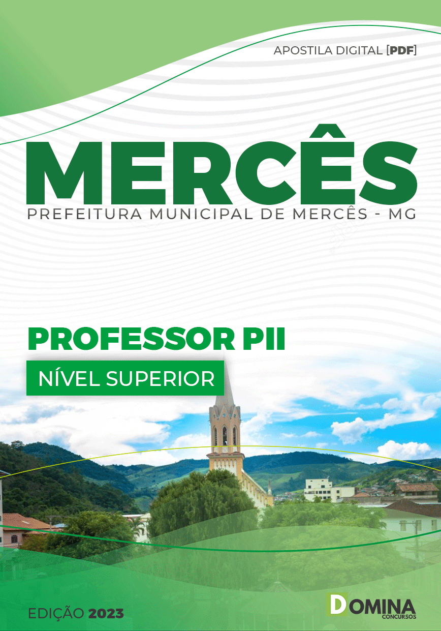 Apostila Concurso Pref Mercês MG 2023 Professor PII