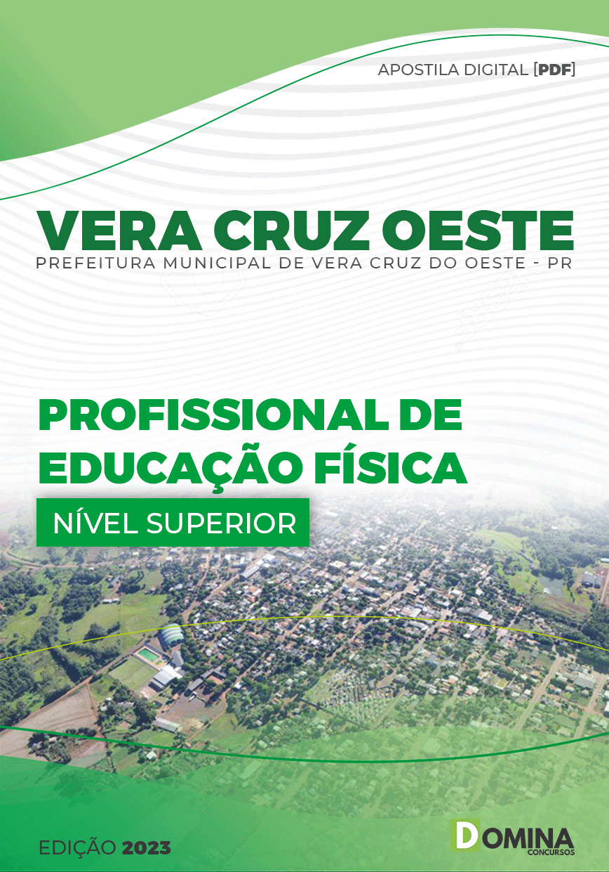 Apostila Pref Vera Cruz Oeste PR 2023 Professor Educação Física