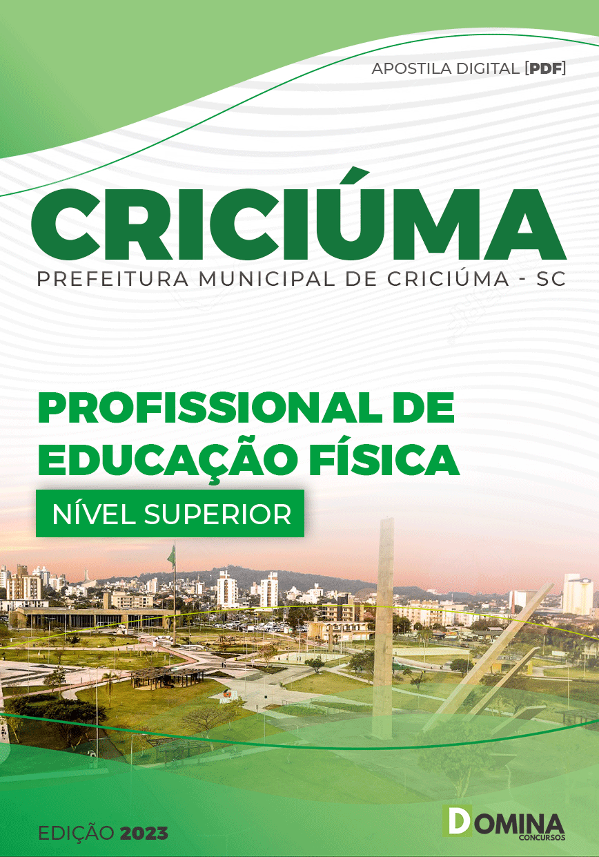 Apostila Pref Criciúma Sc 2023 Profissional Educação Física