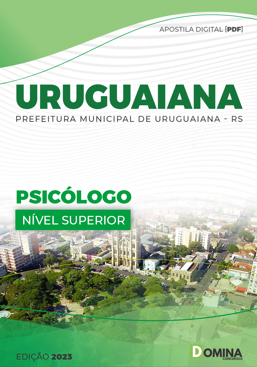 Apostila Digital Pref Uruguaiana RS 2023 Psicólogo