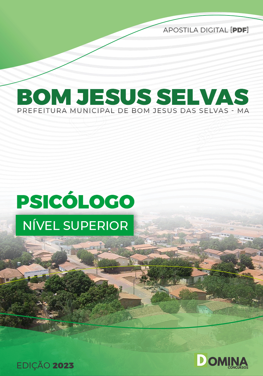 Apostila Pref Bom Jesus Selvas MA 2023 Psicólogo