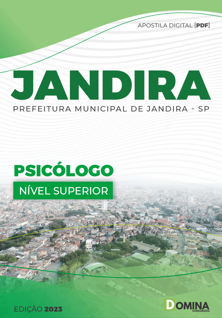 Apostila Concurso Pref Jandira SP 2023 Psicólogo