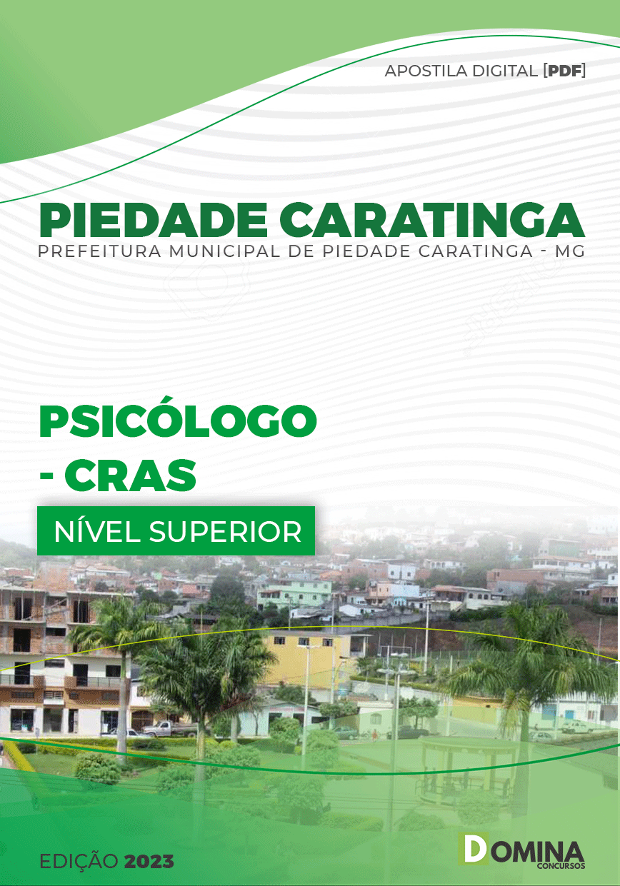 Apostila Pref Piedade Caratinga MG 2023 Psicólogo CRAS