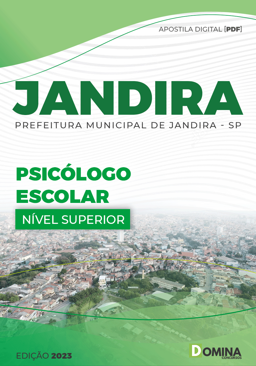 Apostila Concurso Pref Jandira SP 2023 Psicólogo Escolar