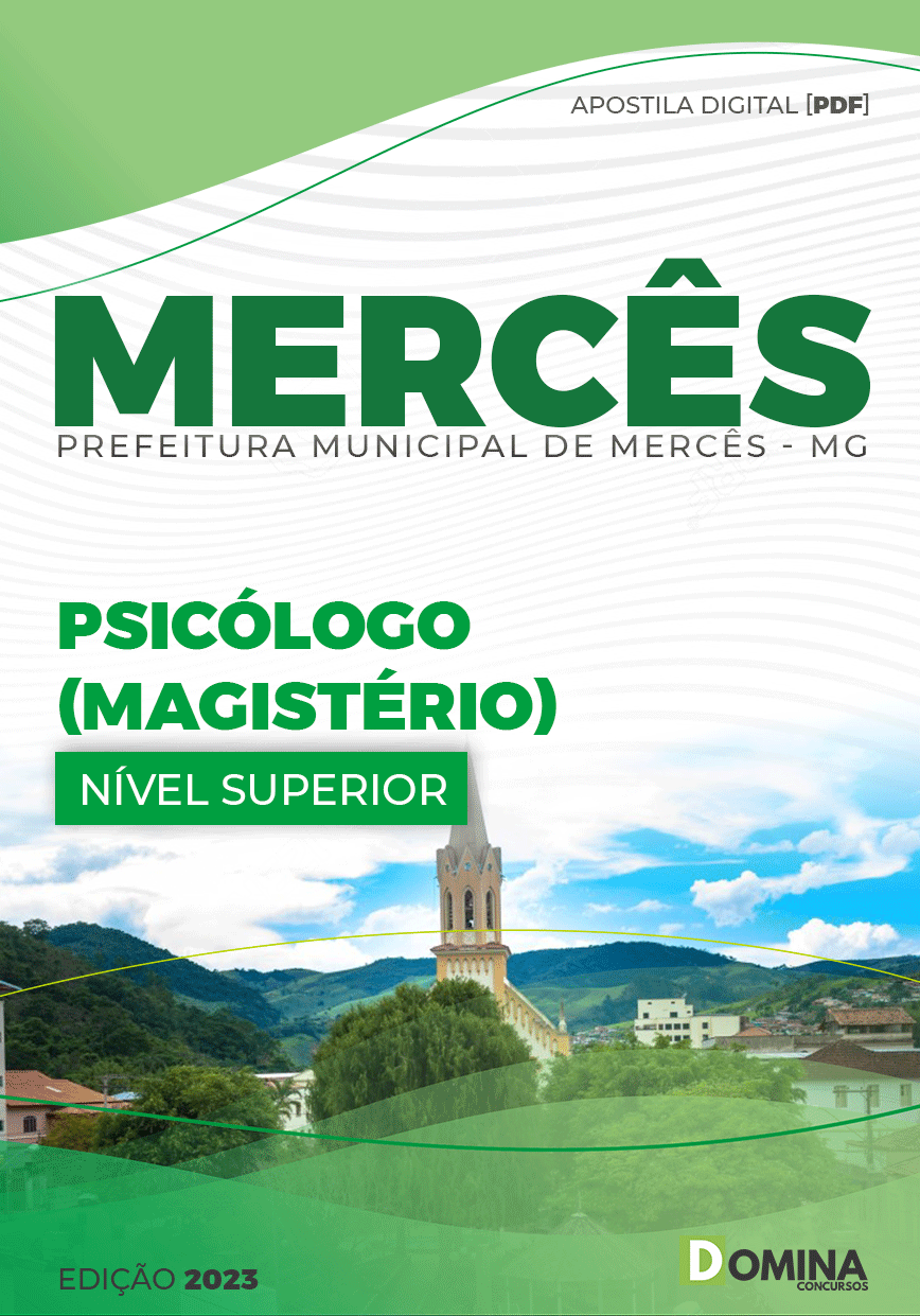 Apostila Concurso Pref Mercês MG 2023 Psicólogo