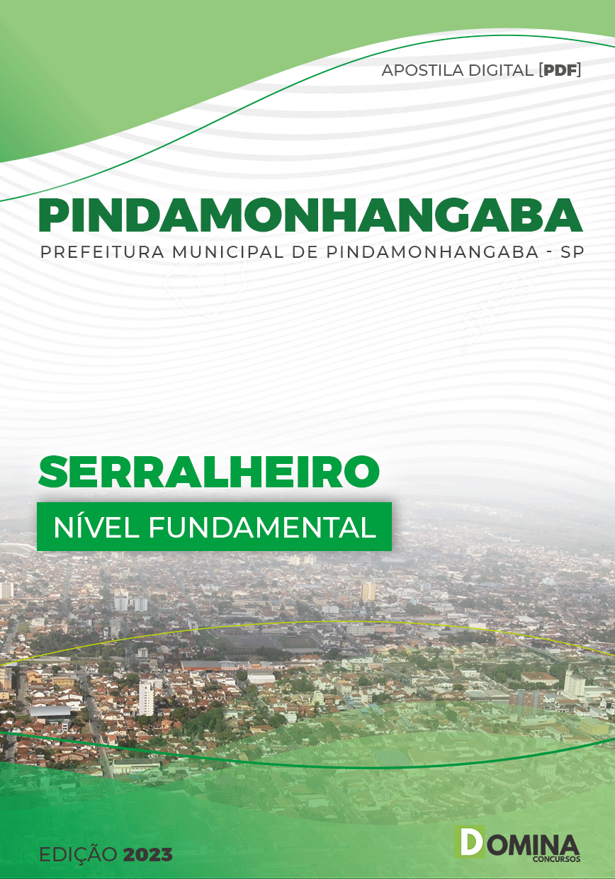 Apostila Pref Pindamonhangaba SP 2023 Serralheiro