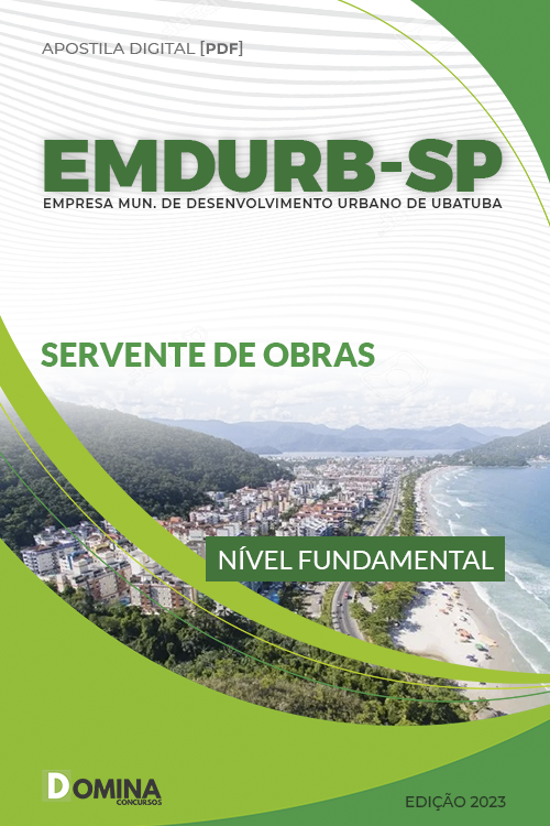 Apostila Concurso ENDRB SP 2023 Servente Obras