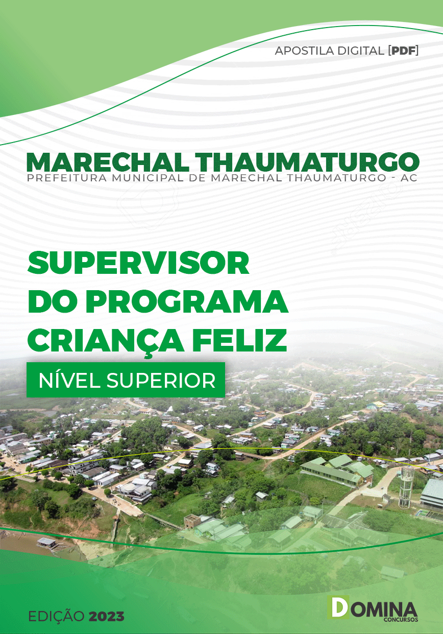 Apostila Pref Marechal Thaumaturgo AC 2023 Supervisor Visitador