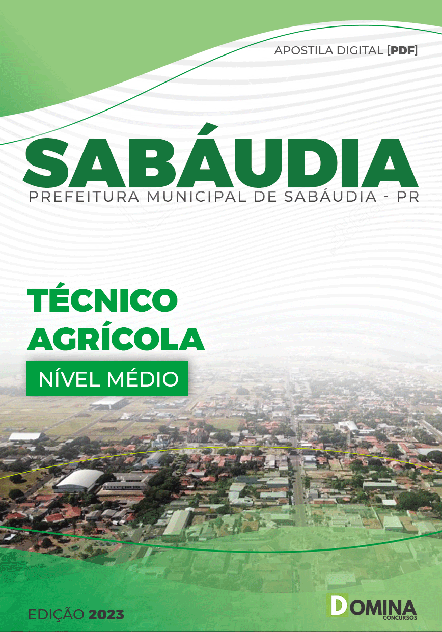 Apostila Concurso Pref Sabáudia PR 2023 Técnico Agrícola
