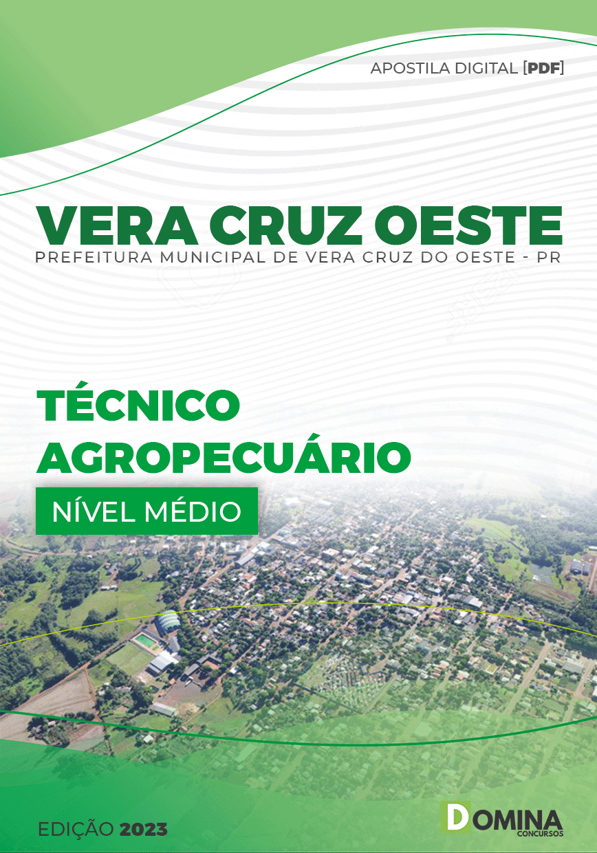 Apostila Pref Vera Cruz Oeste PR 2023 Técnico Agropecuário