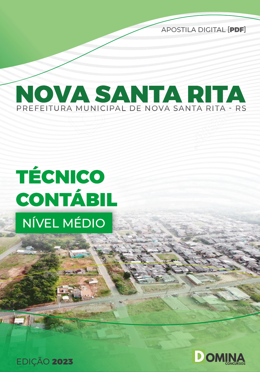 Apostila Pref Nova Santa Rita RS 2023 Técnico Contábil