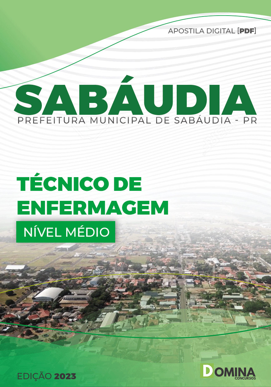 Apostila Concurso Pref Sabáudia PR 2023 Técnico Enfermagem
