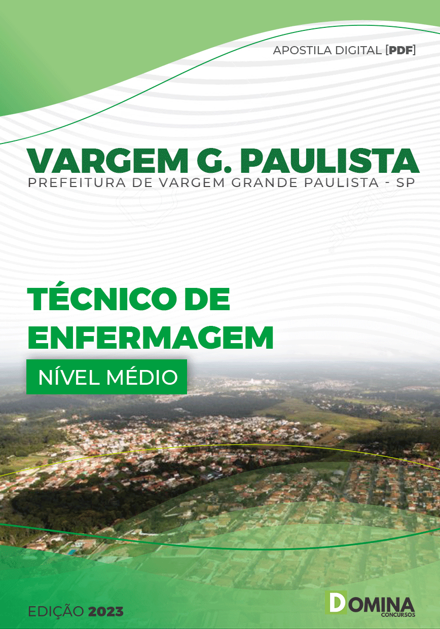 Apostila Pref Vargem Grande Paulista SP 2023 Técnico Enfermagem
