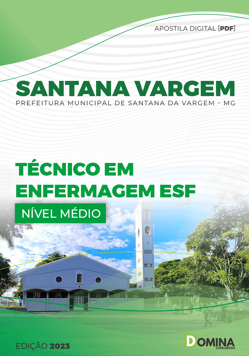 Apostila Pref Santana Vargem MG 2023 Técnico Enfermagem ESF