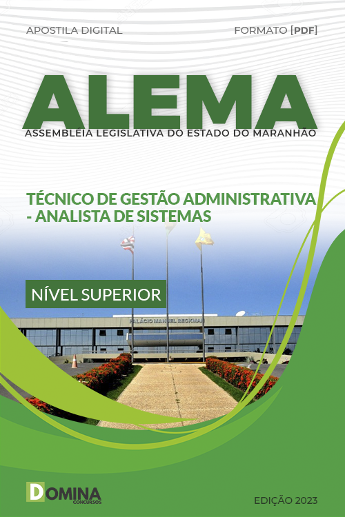 Apostila ALEMA 2023 Técnico Gestão Adm Analista Sistema