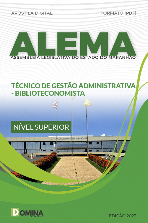 Apostila ALEMA 2023 Técnico Gestão Adm Bibliotecário