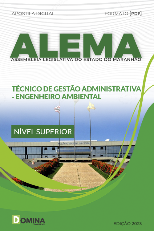 Apostila ALEMA 2023 Técnico Gestão Adm Engenheiro Ambiental