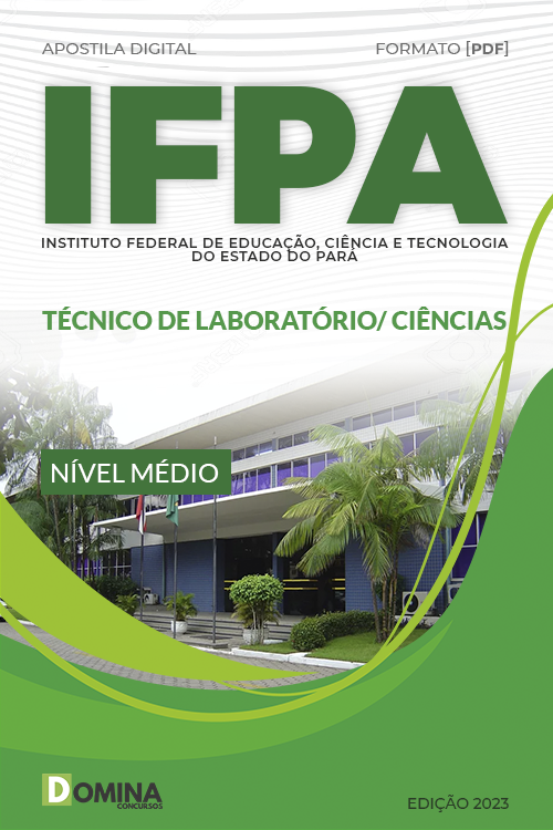 Apostila Concurso IFPA 2023 Técnico Laboratório Ciências