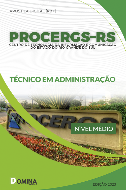 Apostila PROCERGS RS 2023 Assistente Técnico Administração