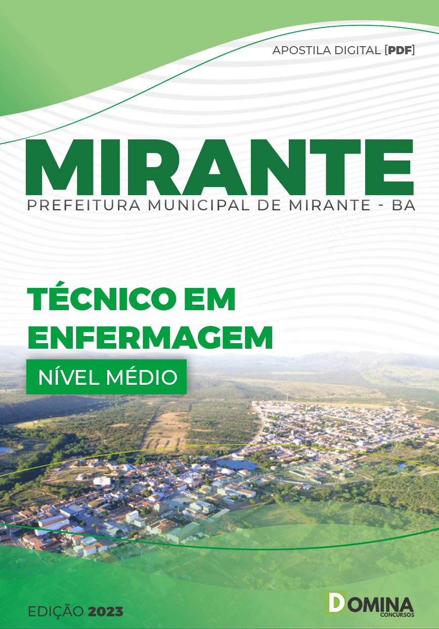 Apostila Concurso Pref Mirante BA 2023 Técnico Enfermagem