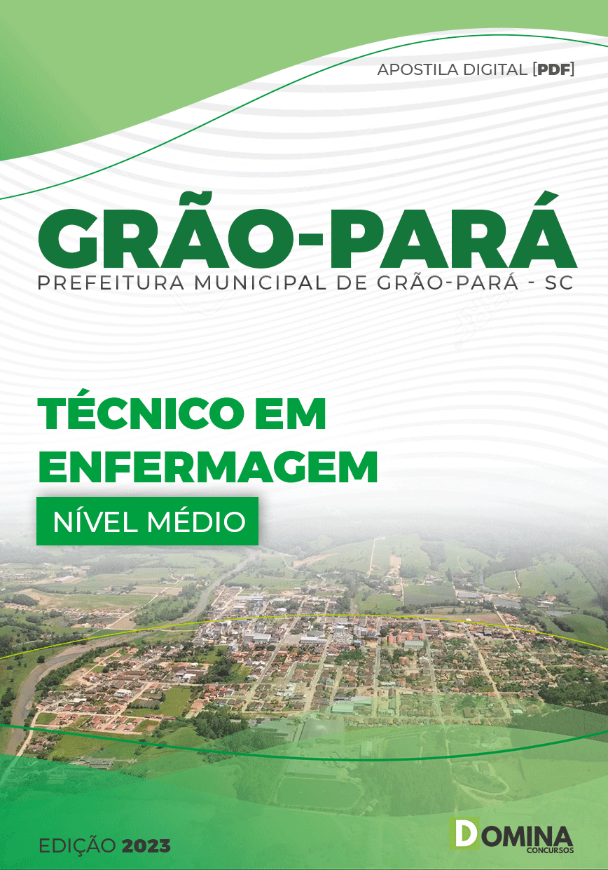Apostila Digital Pref Grão Pará SC 2023 Técnico Enfermagem