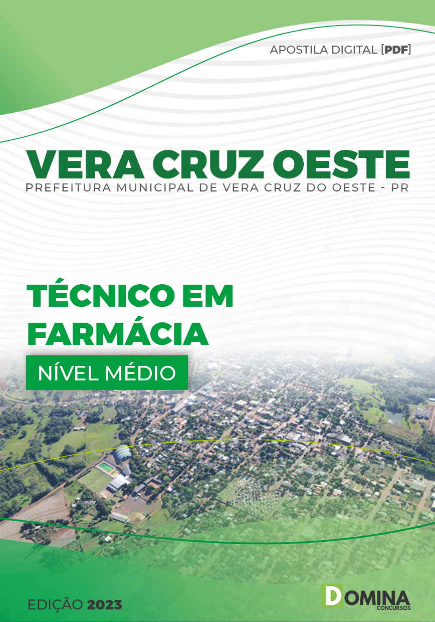 Apostila Pref Vera Cruz Oeste PR 2023 Técnico Farmácia