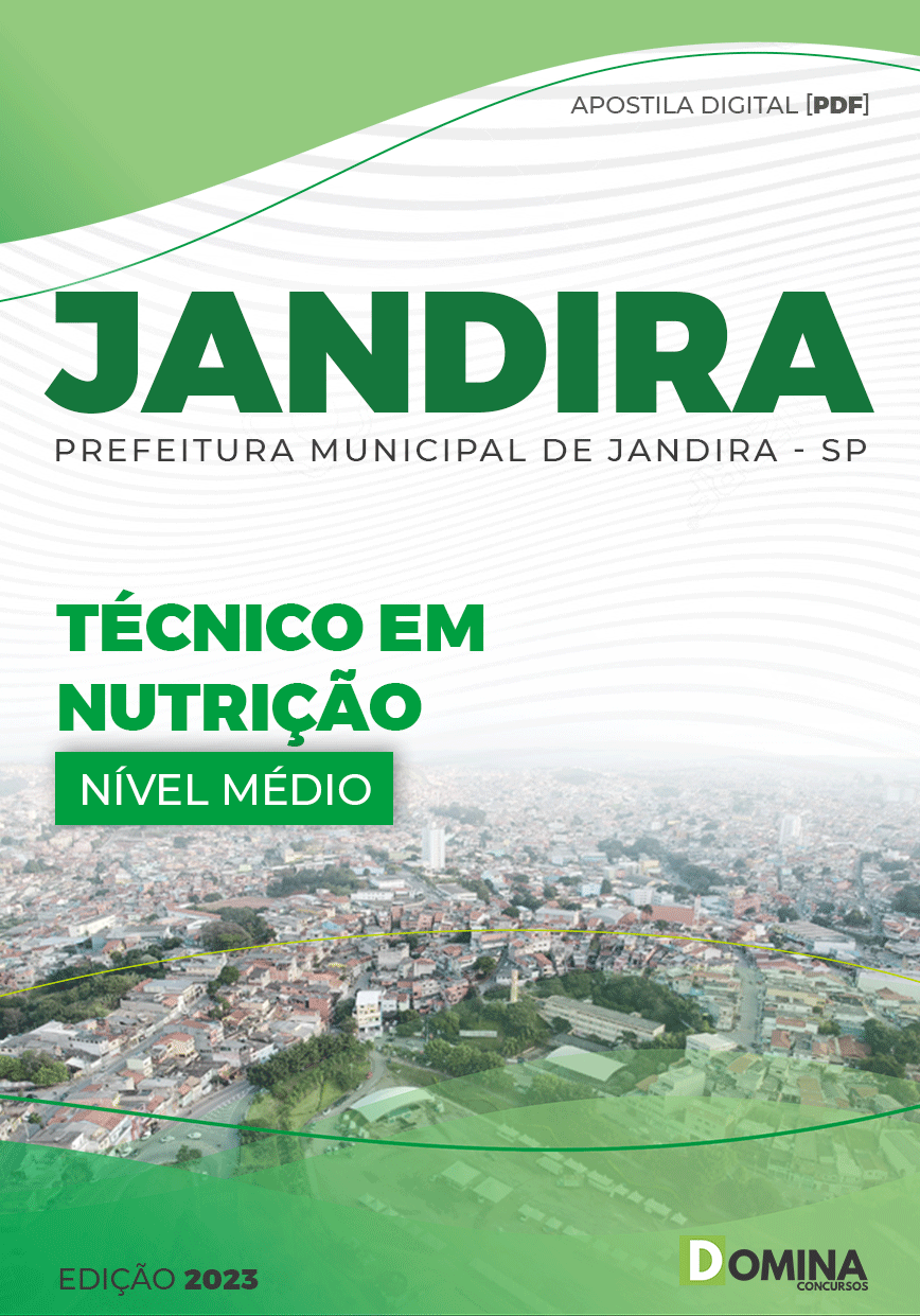 Apostila Concurso Pref Jandira SP 2023 Técnico Nutrição