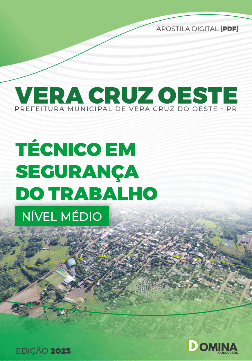 Apostila Pref Vera Cruz Oeste PR 2023 Técnico Segurança Trabalho