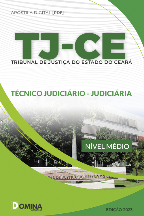 Apostila Digital TJ CE 2023 Técnico Judiciário Judiciária