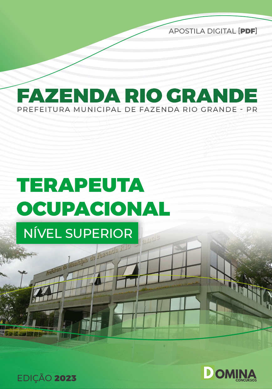 Apostila Pref Fazenda Rio Grande PR 2023 Terapeuta Ocupacional