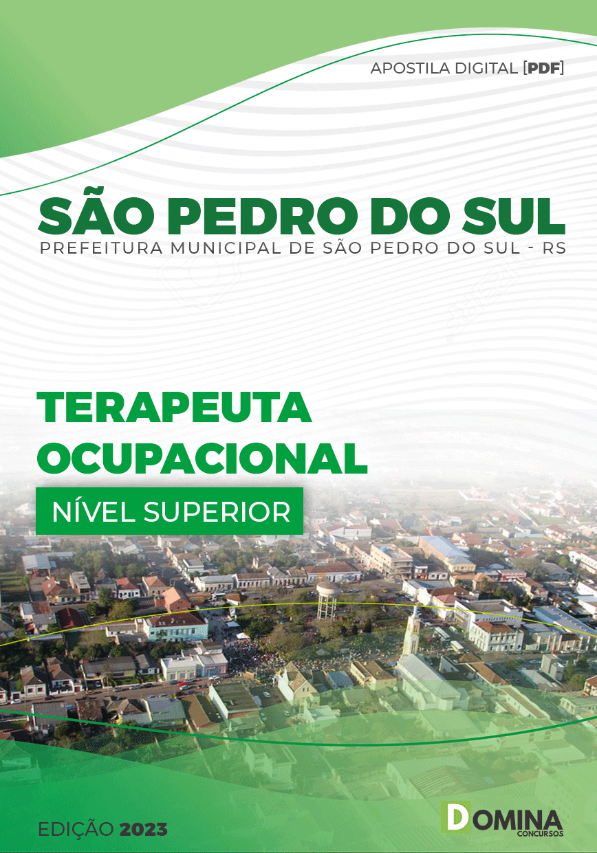 Apostila Pref São Pedro do Sul RS 2023 Terapeuta Ocupacional