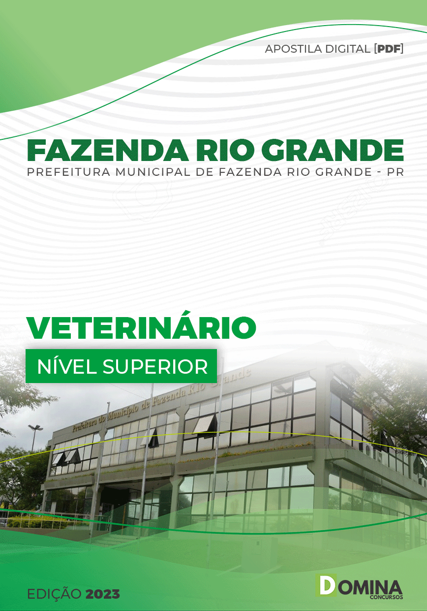 Apostila Pref Fazenda Rio Grande PR 2023 Veterinário