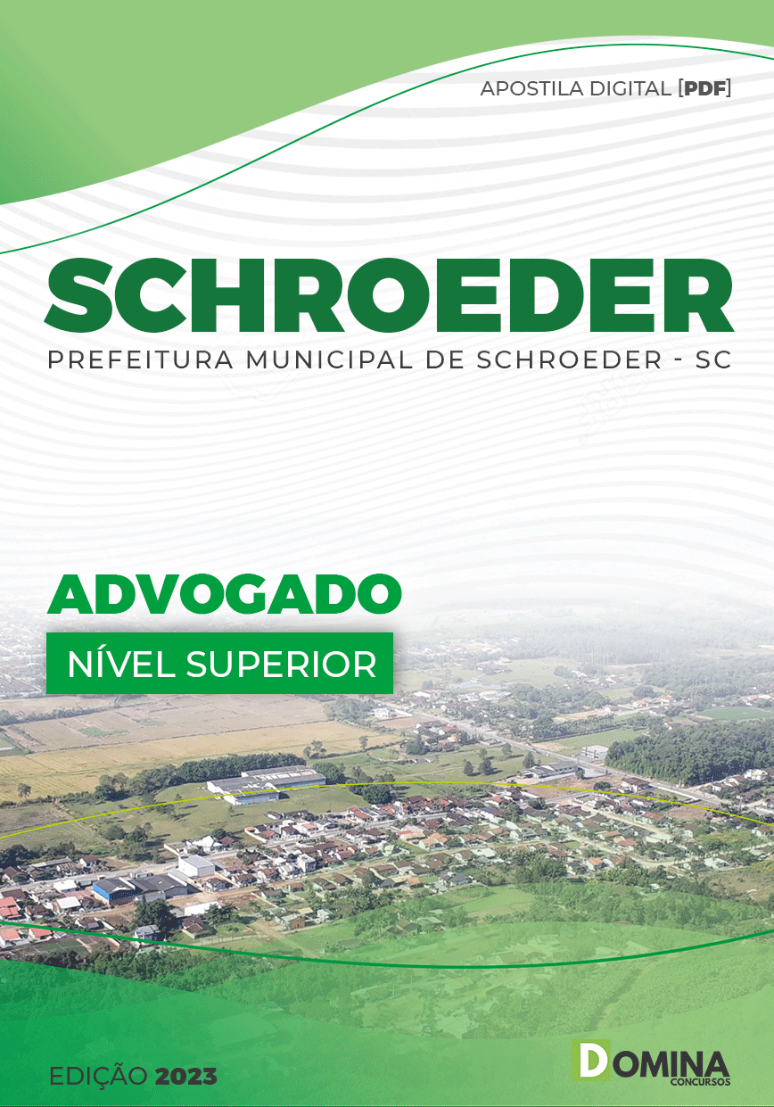 Apostila Digital Pref Schroeder SC 2023 Advogado