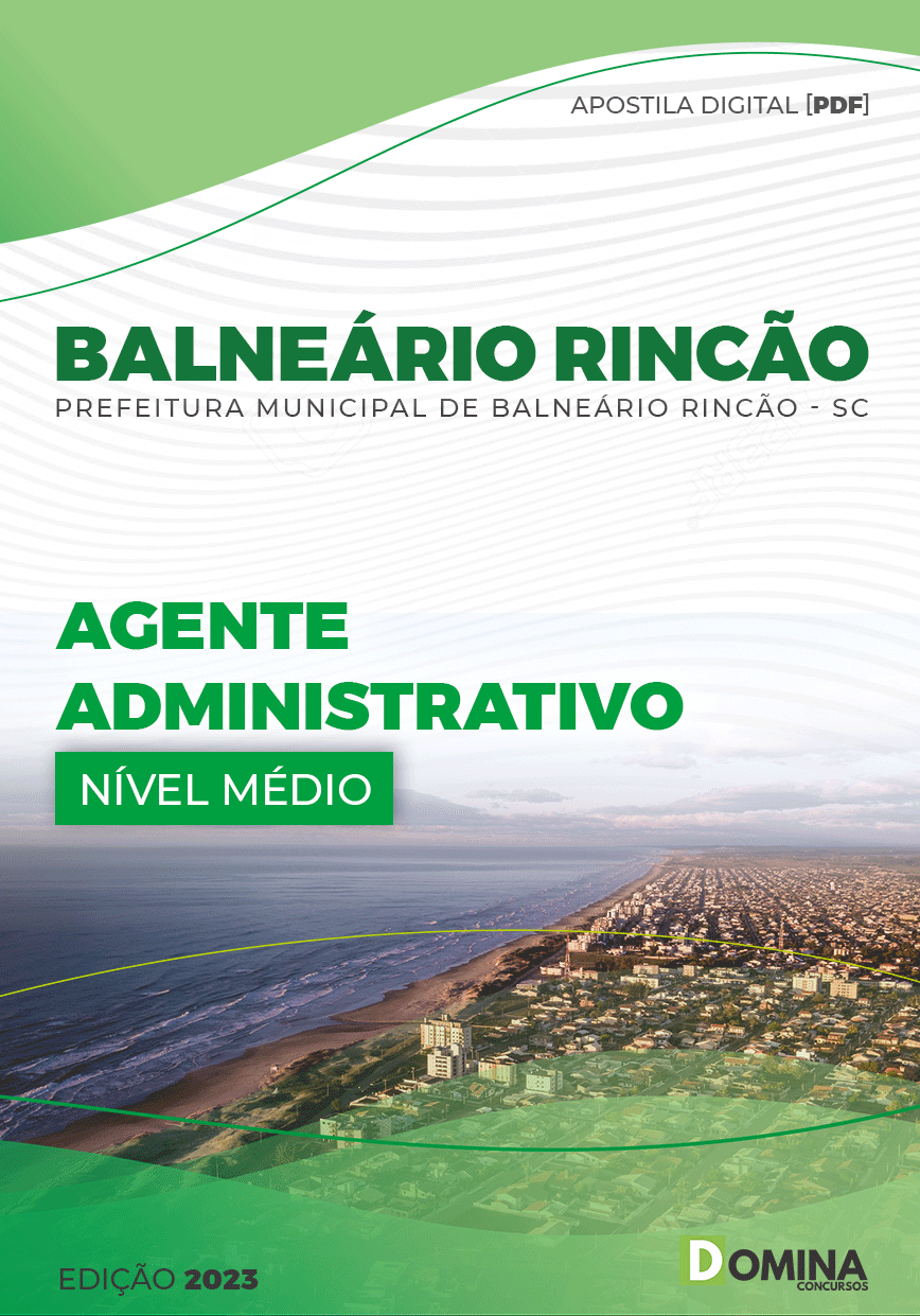 Apostila Pref Balneário Rincão SC 2023 Agente Administrativo