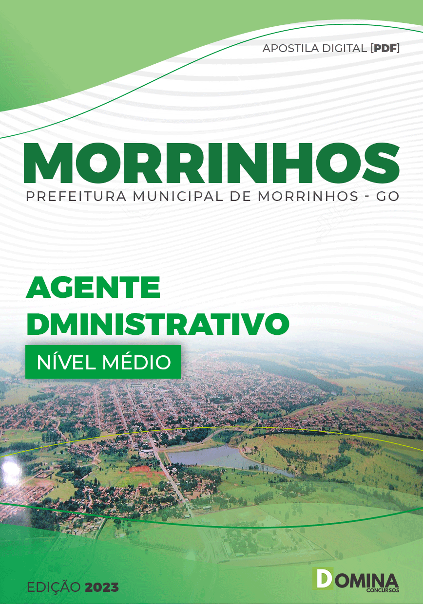 Apostila Digital Pref Morrinhos GO 2023 Agente Administrativo