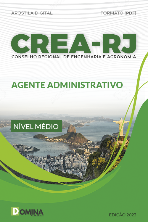 Apostila Concurso CREA RJ 2023 Agente Administrativo
