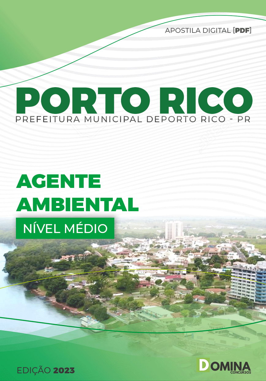 Apostila Pref Porto Rico PR 2023 Agente Ambiental