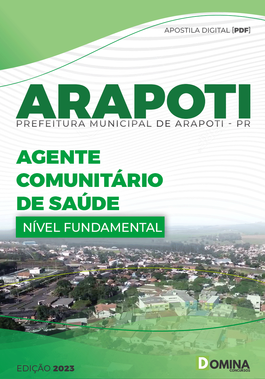 Apostila Pref Arapoti PR 2023 Agente Comunitário Saúde