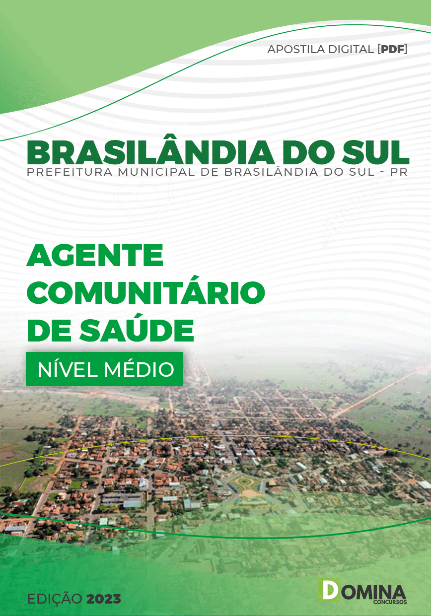 Apostila Pref Brasilândia Sul PR 2023 Agente Comunitário Saúde