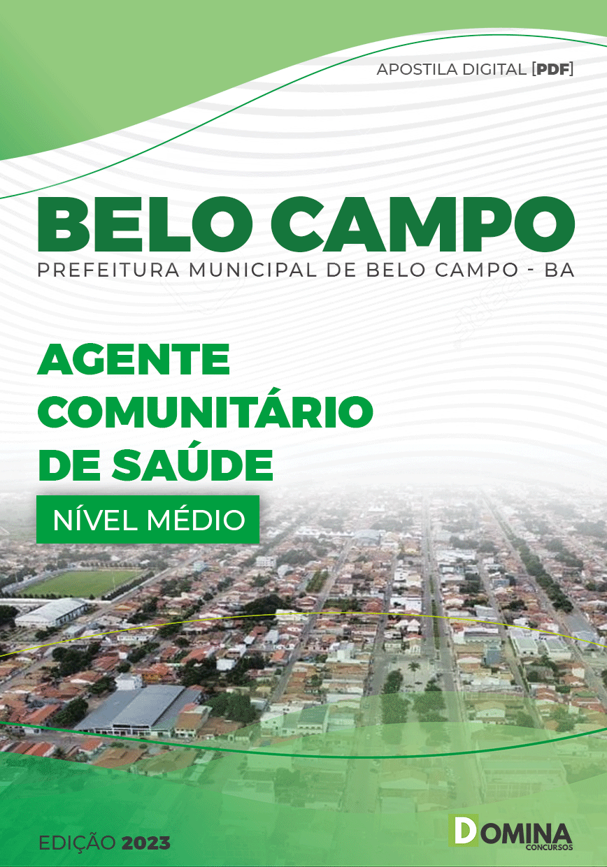 Apostila Pref Belo Campo BA 2023 Agente Comunitário Saúde