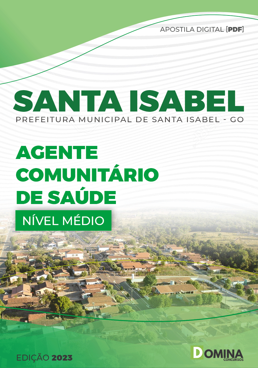 Apostila Pref Santa Isabel GO 2023 Agente Comunitário Saúde