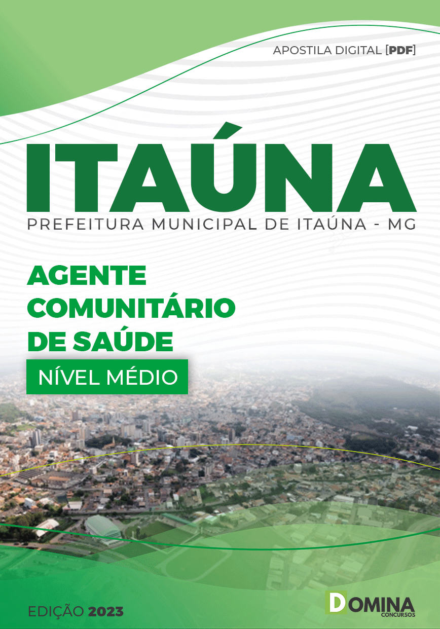 Apostila Pref Itaúna MG 2023 Agente Comunitário Saúde