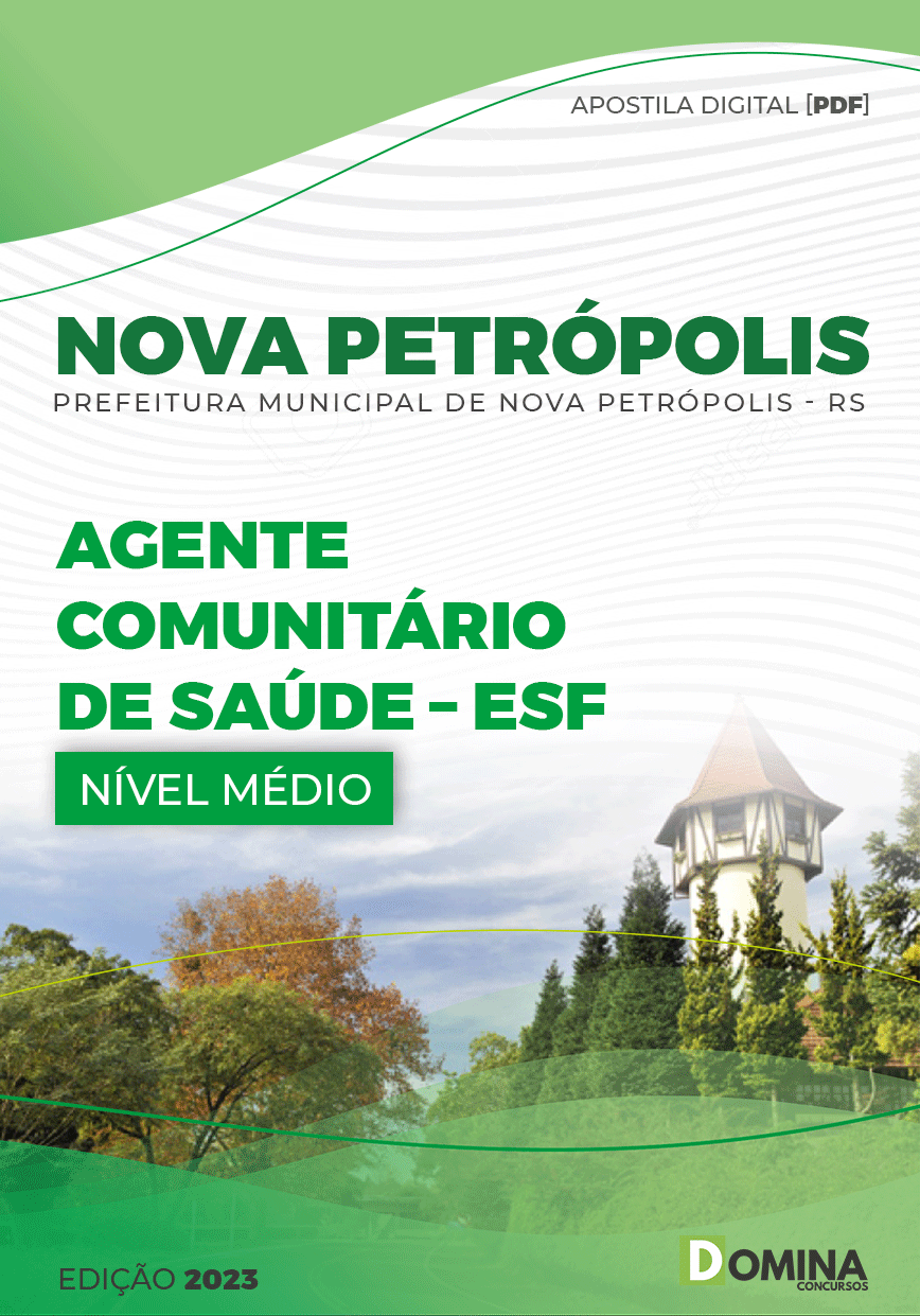 Apostila Pref Nova Petrópolis RS 2023 Agente Comunitário Saúde